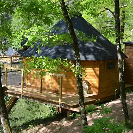 Ma En Aveyron אתר קמפינג Conques-en-Rouergue